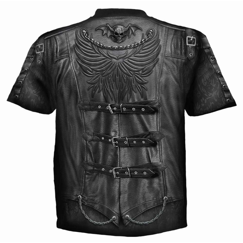 Spiral - GOTH WRAP Herren TShirt - Schwarz
